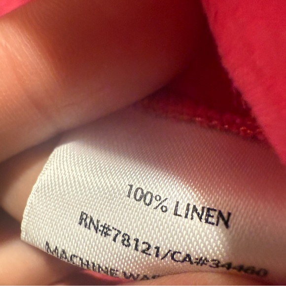 Eileen Fisher Pink Open Front Jacket - Picture 6 of 6